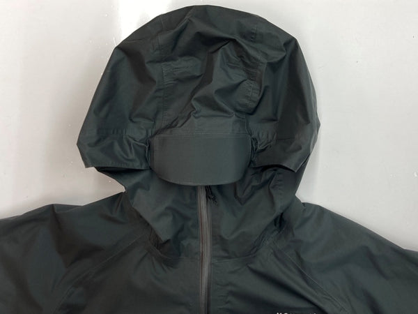 マウンテンハードウェア ‎Mountain Hardwear COHESION JACKET コヒージョン ジャケット ダブルジップ フーディ マウンテンパーカー アウトドア アウター 黒 124 OE0385 ジャケット ロゴ ブラック Sサイズ 104MT-2164