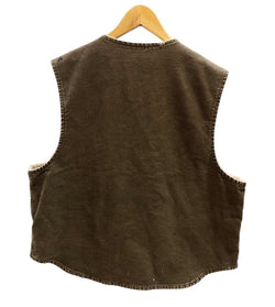 カーハート Carhartt ダックベスト Canvas Vest 90s USA製 MADE IN USA V13TMB XL ベスト ロゴ ブラウン 101MT-2138