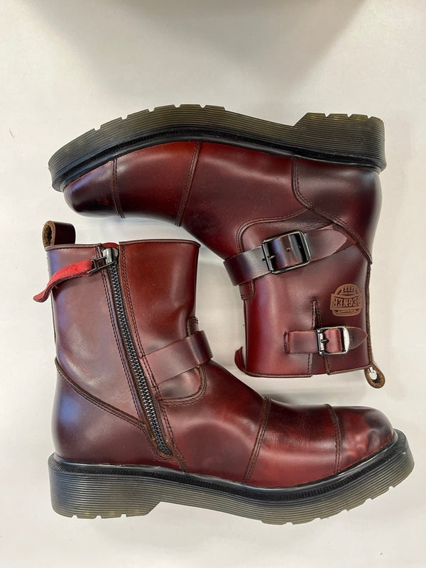 デグナー DEGNER レザー エンジニアブーツ バイク サイドジップ HS-B10 レディース靴 ブーツ エンジニア ブラウン 24cm 101sh-2317