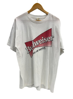 ヴィンテージ vintage Budweiser バドワイザー  90s 90’s 企業T プリント 白 XL Tシャツ ホワイト LLサイズ 101MT-4315
