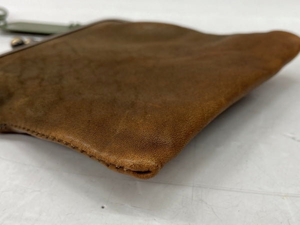 キャピタル KAPITAL SHOULDER POUCH がま口 ショルダー ポーチ チェーン 斜めがけ バッグ 茶 バッグ メンズバッグ ショルダーバッグ・メッセンジャーバッグ 無地 ブラウン 104B-49