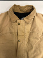 カーハート Carhartt 90s 90's 99年 MADE IN USA カバーオールダックジャケット ヴィンテージ 茶 C08WET ジャケット ベージュ 101MT-5289