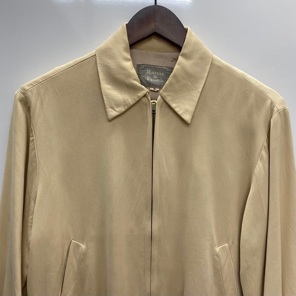 【曜日割引対象外】 ヴィンテージ vintage 50's ハリスアンドフレンク Harris & Frank レーヨンギャバジン ジャケット ベージュ Sサイズ 201MT-3647 VB