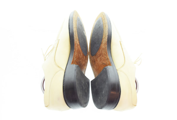 ヤマネクツテン 山根靴店  Uチップブーツ ローカット シューズ 2007 メンズ靴 その他 ベージュ 25cm 103S-1228