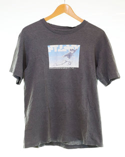 ステューシー STUSSY 2000年代 00's 2001 OLD STUSSY USA製 カンフー ガール Tシャツ グレー Mサイズ 103MT-2858