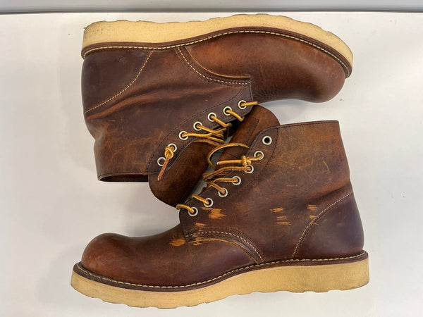 レッドウィング RED WING 6-inch Classic Round 6インチ クラシックラウンド 9111 メンズ靴 ブーツ ワーク ブラウン Dワイズ 26.5cm 101sh-2182