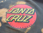 サンタクルーズ SANTA CRUZ 90s 00s ロゴプリントフーディー ブリーチ加工 90's 00's  パーカ マルチカラー 3Lサイズ 103MT-3387