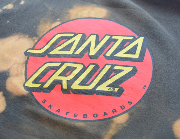 サンタクルーズ SANTA CRUZ 90s 00s ロゴプリントフーディー ブリーチ加工 90's 00's  パーカ マルチカラー 3Lサイズ 103MT-3387