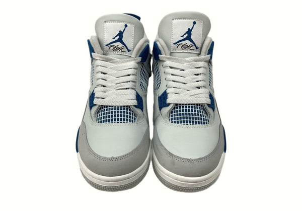 ナイキ NIKE 24年製 AIR JORDAN 4 RETRO OG MILITARY BLUE エア ジョーダン レトロ ミリタリー ブルー AJ4 灰 青 FV5029-141 メンズ靴 スニーカー グレー 29cm 104-shoes611