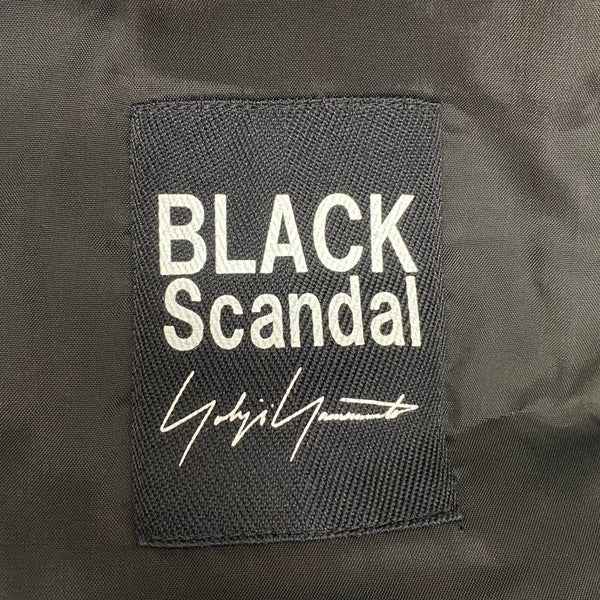 ブラックスキャンダルヨウジヤマモト BLACK Scandal Yohji Yamamoto 詰襟ジャケット HN-J17-013 ジャケット ブラック 3サイズ 201MT-4143