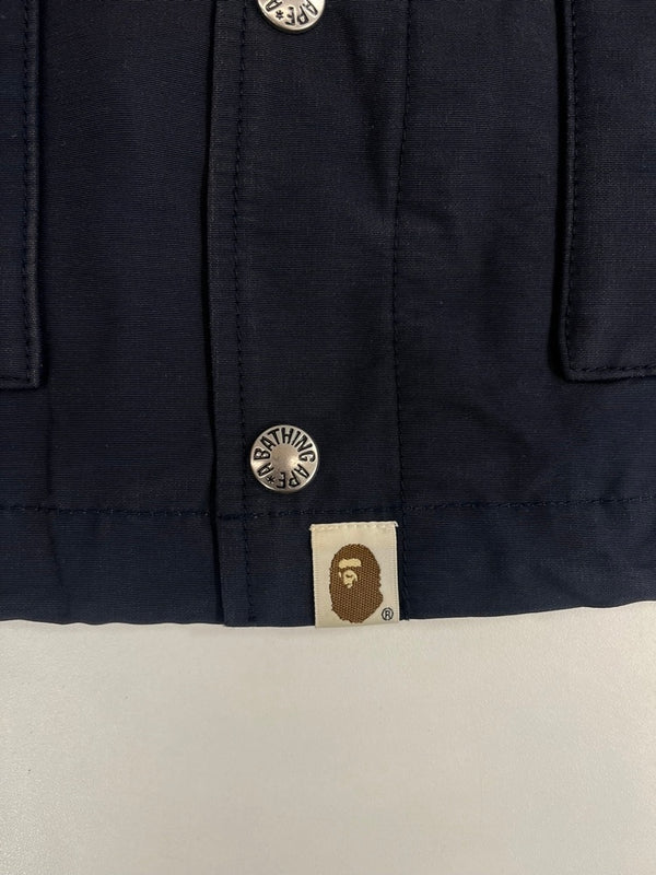 ア ベイシング エイプ A BATHING APE マウンテンパーカー ナイロンジャケット ライナー付き 黒 1860-141-005 ジャケット ブラック Mサイズ 101MT-4359