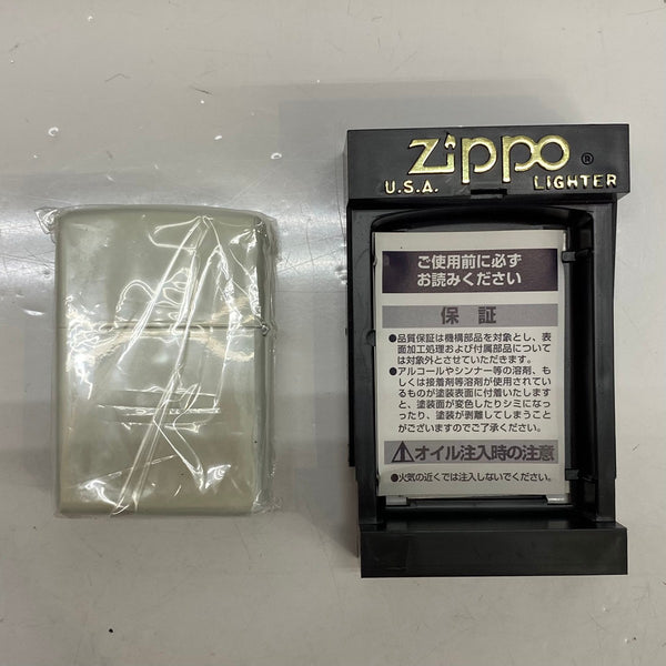 【曜日割引対象外】 【中古】ジッポー ZIPPO 00's ピース スーパーライト 未開封 メンズジュエリー・アクセサリー その他 ホワイト 201goods-721 VB