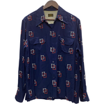 【曜日割引対象外】 グルービンハイ GROOVIN' HIGH The GROOVIN HIGH 長袖シャツ ネイビー Lサイズ 201MT-4213 VB