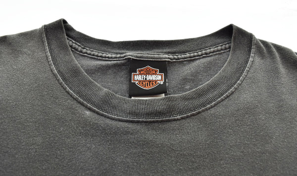 ハーレーダビッドソン Harley Davidson 2000年代 00's イーグル Eagle Tシャツ グレー Lサイズ 103MT-2842