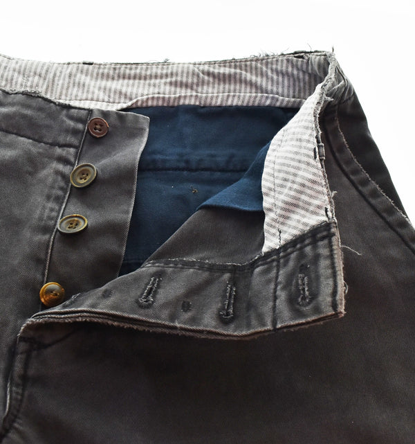 ラルフローレン RalphLauren ダメージ リペア 加工 ワークパンツ ボトムスその他 ブラック 34/32 103MB-654