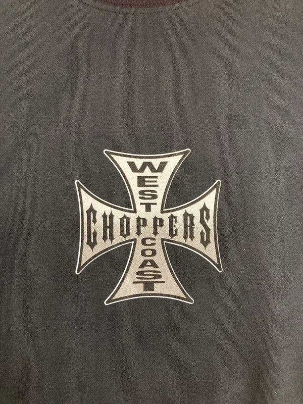 ウエストコーストチョッパーズ  West Coast Choppers WCC ロゴプリント ロングスリーブTシャツ ロンT ブラック 101MT-3363