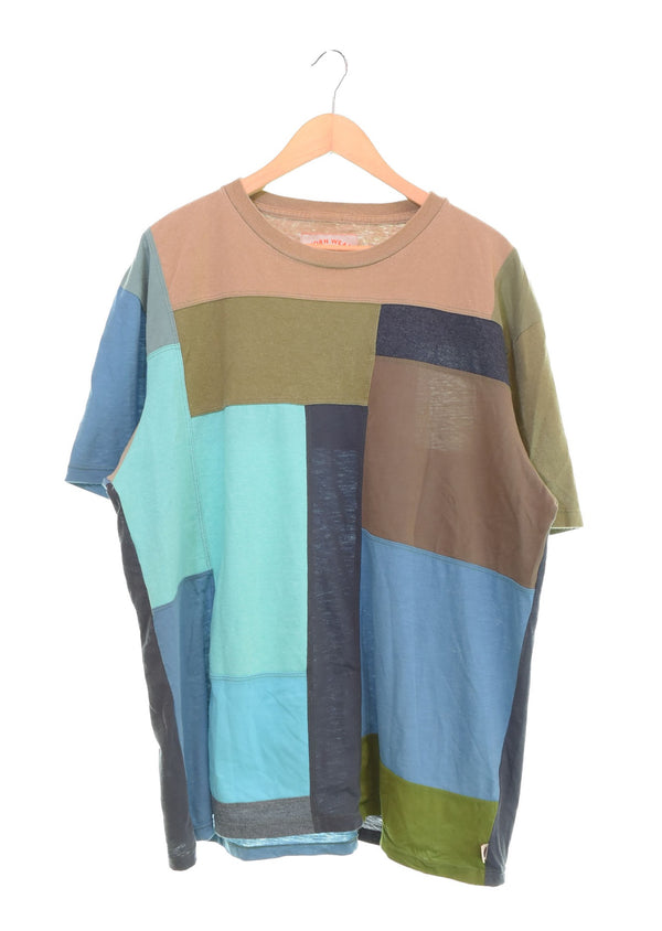 パタゴニア PATAGONIA 19AW ReCrafted WORN WEAR 再構築 パッチワーク STY16003FA19 Tシャツ マルチカラー LLサイズ 103MT-3006