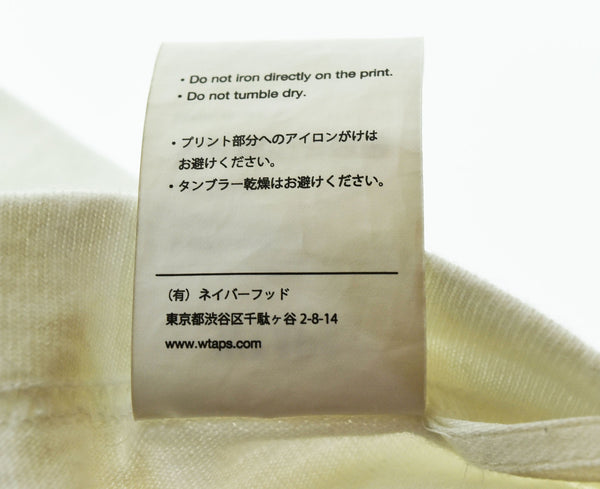 ダブルタップス WTAPS  22SS URBAN TERRITORY S/S 半袖Ｔシャツ 3 Tシャツ ホワイト 103MT-2702