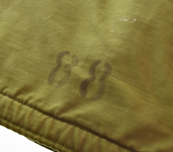 ミリタリー Military 70s 80s USNAVY A-2 DECK JACKET 70's 80's アメリカ海軍 デッキジャケット ステンシル ジャケット カーキ Sサイズ 103MT-3354