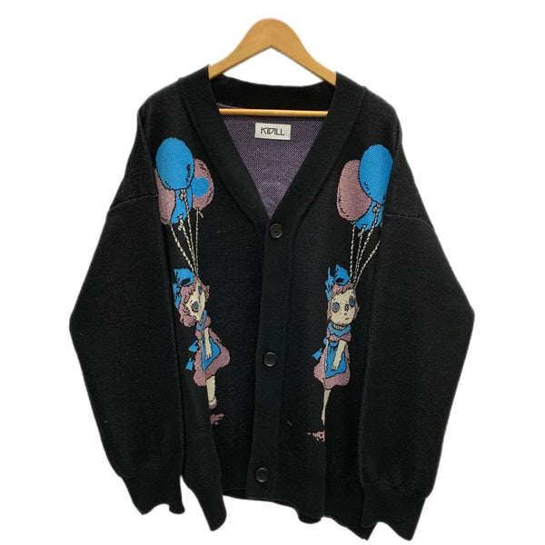キディル KIDILL 21AW Heaven Girl Knit Cardigan KL531 カーディガン ブラック FREEサイズ 201MT-3297