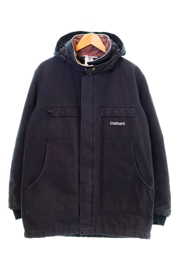 カーハート Carhartt ダック地 トラディショナルコート ワークジャケット ジャケット ブラック Lサイズ 103MT-1510