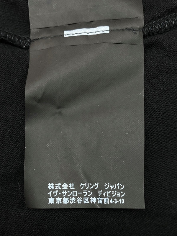 サンローラン Saint Laurent 17SS TO THE MOON AND BACK TEE プリント Tシャツ 半袖 カットソー 黒 466907 YB1FT Tシャツ プリント ブラック XSサイズ 104MT-1598