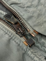 ミリタリー Military N-3B FLIGHT JACKET フライト ジャケット ジップアップ ファー フード 軍物 ARMY アウター 灰 ジャケット 無地 グレー Sサイズ 104MT-1869