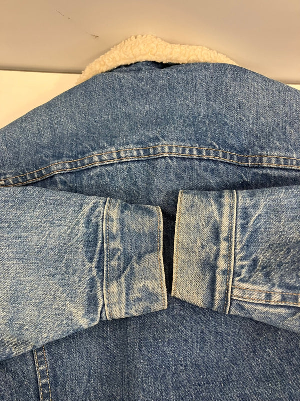 リーバイス Levi's 70's 70年代  USA製  ボア デニムジャケット Gジャン MADE IN USA アメリカ製 Vintage ヴィンテージ 70605-0213 34 ジャケット ブルー Sサイズ 101MT-3654