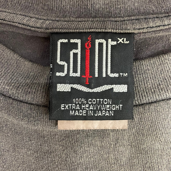 セントマイケル SAINT Mxxxxxx HUMAN FEAR SM-S22-0000-011 Tシャツ ブラック XLサイズ 201MT-3951