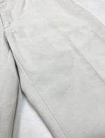 トーガ TOGA ARCHIVES × Dickies ディッキーズ 21AW Flare Pants フレア パンツ ジップフライ ワーク ウエスタン ブーツカット メタル スタッズ 白 ロゴ TC12-FF510 ボトムスその他 ホワイト サイズ 44 104MB-166