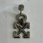【中古】オフホワイト Off-White メンズジュエリー・アクセサリー ピアス シルバー 201goods-766
