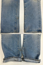 リーバイス Levi's 80's 80年代 501 黒カン 赤耳 ボタン裏524刻印 VINTAGE ヴィンテージ デニム ブルー - 101MB-647