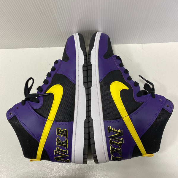 ナイキ NIKE Dunk High EMB "Lakers" DH0642-001 メンズ靴 スニーカー パープル 27.5㎝サイズ 201-shoes1077