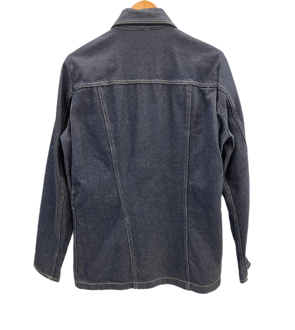 ヴィンテージ vintage 80's 80年代 EURO ユーロ フレンチワーク デニムジャケット カバーオール フランス製 44/M ジャケット ブルー Mサイズ 101MT-4234