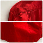 【曜日割引対象外】 ヴィンテージ vintage 50's Pilgrim オープンカラーシャツ 長袖シャツ レッド Mサイズ 201MT-4884 VB