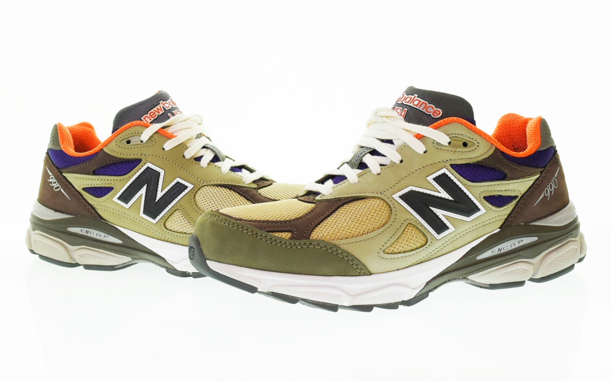 ニューバランス new balance M990v3 M990BT3 オリーブ カーキ M990BT3 メンズ靴 スニーカー カーキ 27.5cm  103-shoes-127 | 古着通販のドンドンサガール