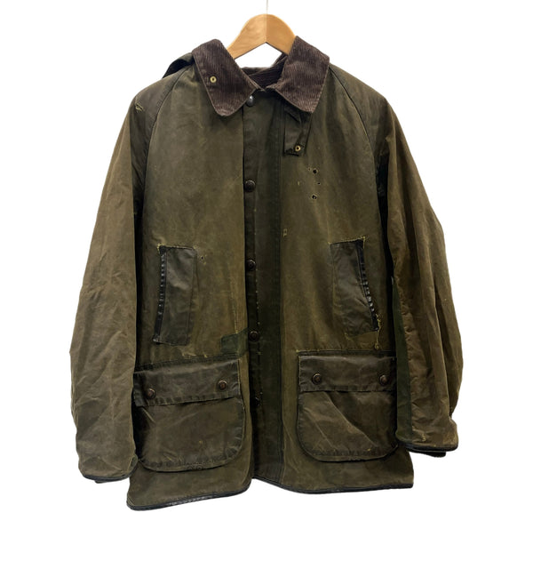 バブアー Barbour 90's 90年代 3ワラント BEDALE ビデイル ワックス コットン ジャケット オイルドジャケット フード パイルライナー フルセット VINTAGE ヴィンテージ A100 C43 ジャケット カーキ 101MT-5402