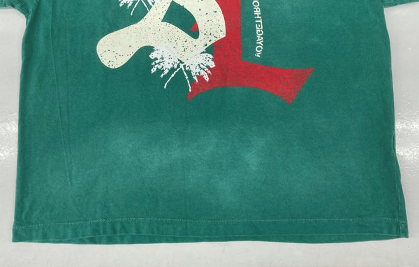 リベーレ LIBERE 24SS × WIND AND SEA ウィンダンシー Logo Tee ロゴ Tシャツ ヴィンテージ風 半袖 カットソー 緑 Tシャツ ロゴ グリーン Sサイズ 104MT-1134