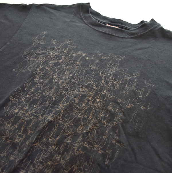 アンダーカバー UNDERCOVER FUTURA ロゴ プリント Tシャツ Tシャツ ブラック Mサイズ 103MT-2783