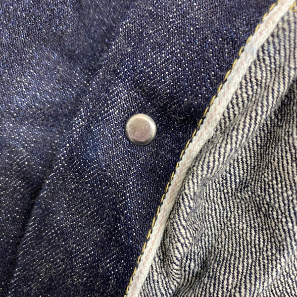 【曜日割引対象外】 ニートスタイル Neat Style KIWAMI WWII ”極み”大戦モデル 錆ボタン デニム ジャケット ブルー 46サイズ 201MT-4697 VB