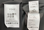 ヨーク YOKE 20SS FREE EASY PANTS フリー イージー パンツ ジップフライ ワイド ストレッチ ズボン 灰 無地 YK20SS0117P スラックス グレー Mサイズ 104MB-165