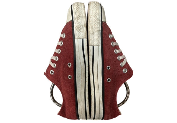 コンバース CONVERSE 90s ALL STAR LOW オールスターロー スエード ヴィンテージ USA製 シューズ 赤 メンズ靴 スニーカー レッド US7 104S-888