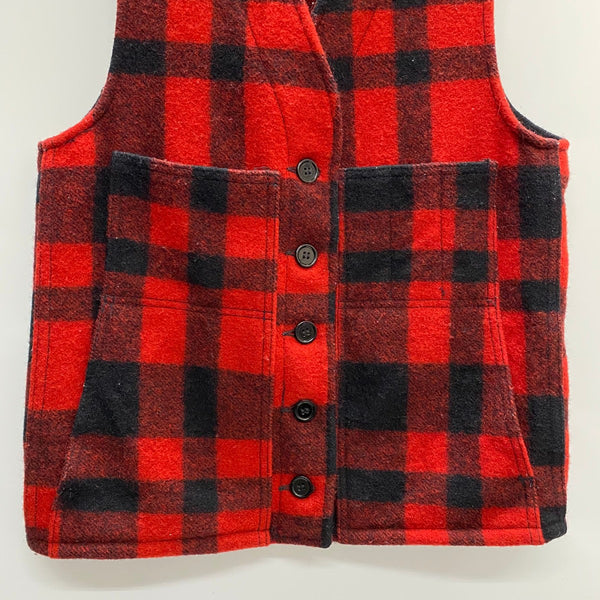 【曜日割引対象外】 フィルソン FILSON マッキーノ ウールベスト USA製 20004P ベスト レッド Sサイズ 201MT-4546 VB