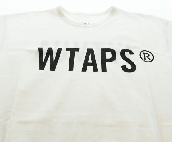 ダブルタップス WTAPS BANNER TEE ロゴ 半袖Tシャツ 白 211ATDT-CSM15 3 Tシャツ ホワイト 103MT-1076