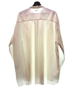 キャピタル KAPITAL OX CLOTH HOBO DRESS BAND COLLAR OVERSIZED SHIRT ホーボー ドレス バンド カラー シャツ 白 K2103LS045 長袖シャツ ストライプ ホワイト Lサイズ 104MT-77