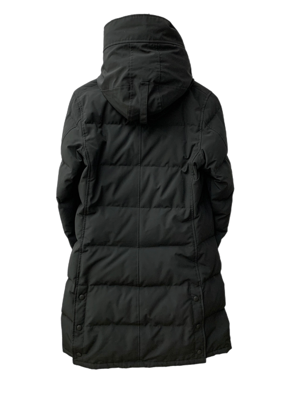 カナダグース CANADA GOOSE ブラックレーベル Shelburne Parka Black Label Heritage  3802LB コート ロゴ ブラック Sサイズ 201LT-289