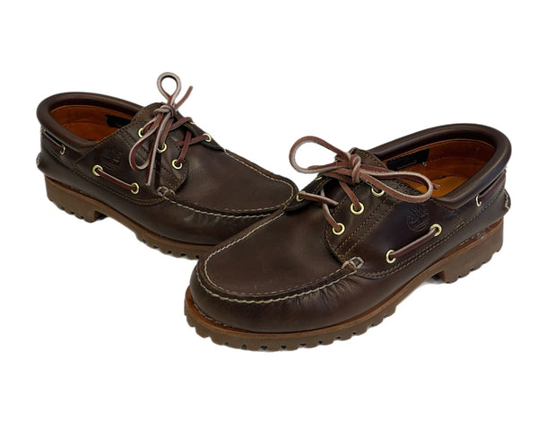 ティンバーランド Timberland 3 EYE CLASSIC LUG 30003 3アイレット デッキシューズ メンズ靴 モカシン ブラウン 27.5cm 101sh-2241