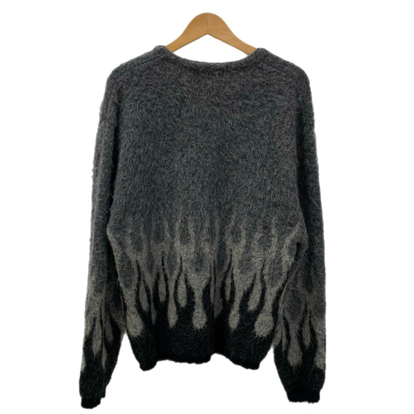 ラディアル RADIALL 21AW SLOWBURN CARDIGAN SWEATER モヘア RAD-21AW-KNIT001 カーディガン グレー Mサイズ 201MT-4118