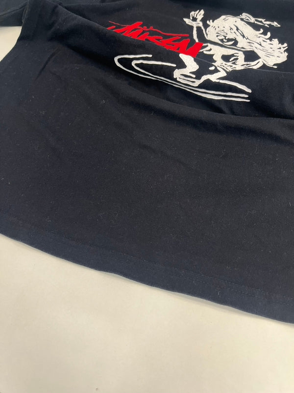 ステューシー STUSSY 90s 00s 90's~00's 銀タグ OLD STUSSY USA製 ツイストガール プリントTシャツ Tシャツ ブラック M 101MT-4862