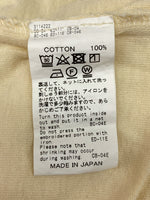 ダイリク DAIRIKU 21SS PEACE Vintage Long Sleeve Tee ピース ヴィンテージ ロングスリーブ Tシャツヴィンテージ加工 長袖 黄 21SS C-5 ロンT 刺繍 イエロー フリーサイズ 104MT-1087